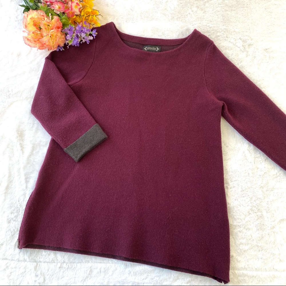 Nanette Lepore Wool Blend Sweater M